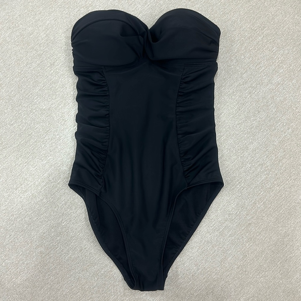 Women’s one piece black bathing suit - size small